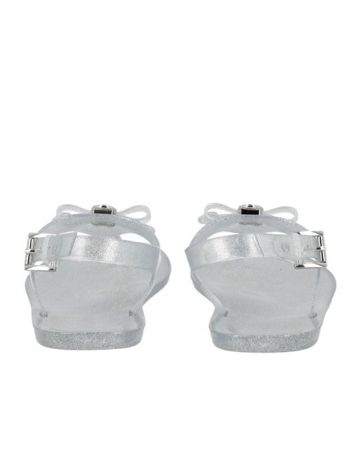 MICHAEL Michael Kors White Logo-Detail Sandals