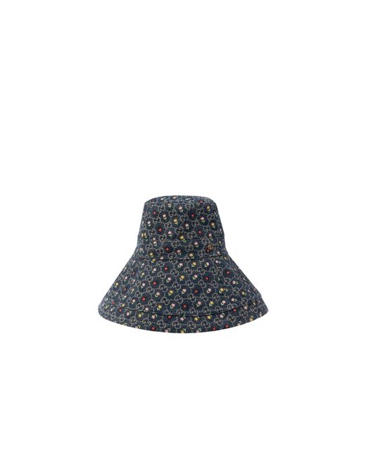 Gucci Blue Wide-Brimmed Fisherman's Hat