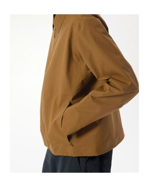 Veilance Brown Centroid Waterproof Performance Jacket for men
