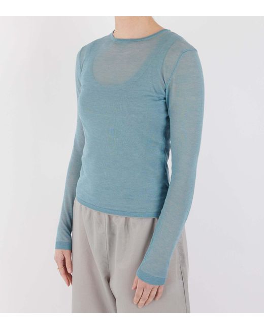 Paloma Wool Blue Long-Sleeved Top
