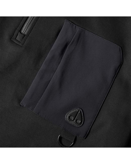 Moose Knuckles Gray Warm Zip-Up Sweatshirt for men