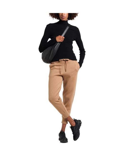 Burberry Natural Slim-Fit Knit Pants
