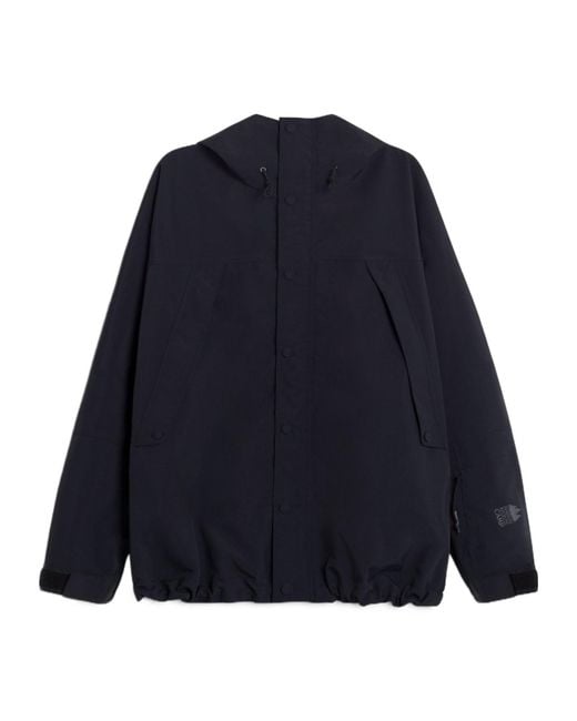 Maison Kitsuné Blue Hooded Jacket for men
