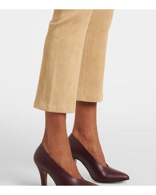 Stouls Natural Jp Twenty Flared Suede Leggings