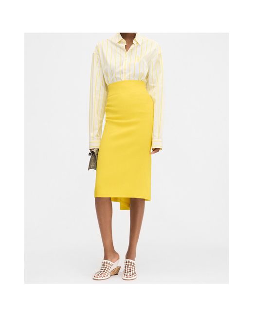 Jacquemus Yellow La Jupe Sablier Skirt