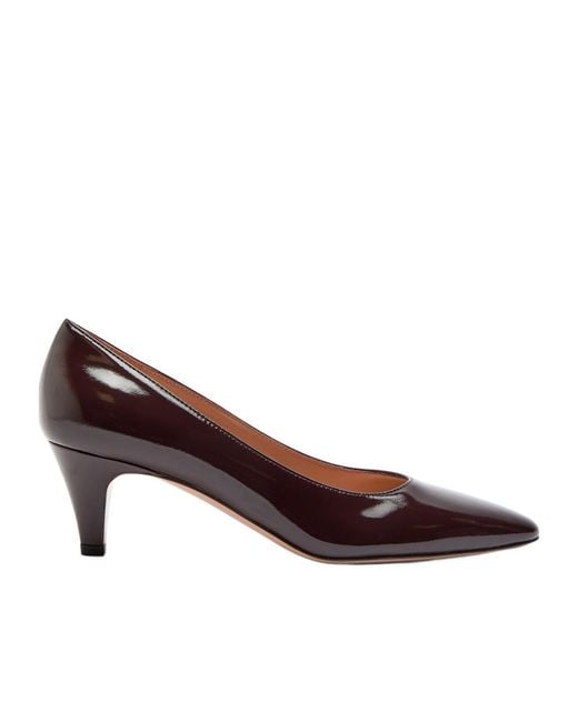 Gianvito Rossi Brown Patent Leather Pumps