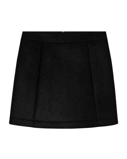 A.P.C. Black Julie Mini Skirt
