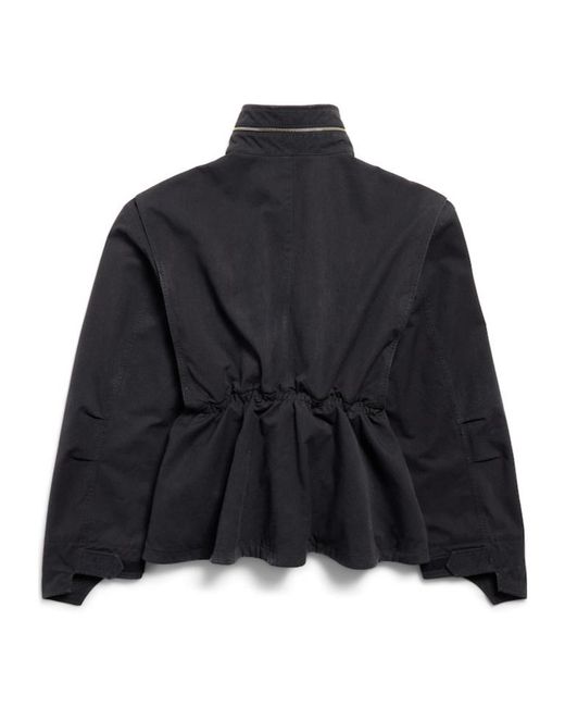 Balenciaga Black Hourglass Parka
