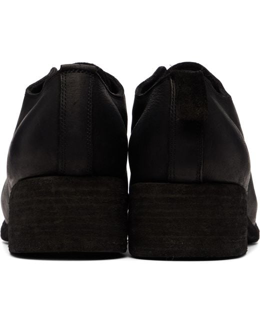 Guidi Black Pl10L Oxford Shoes for men