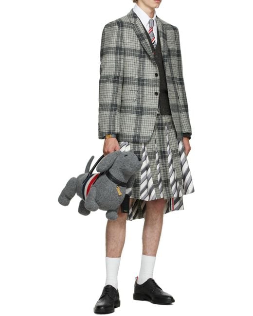 Thom Browne White 4-Bar Stripe Shirt for men