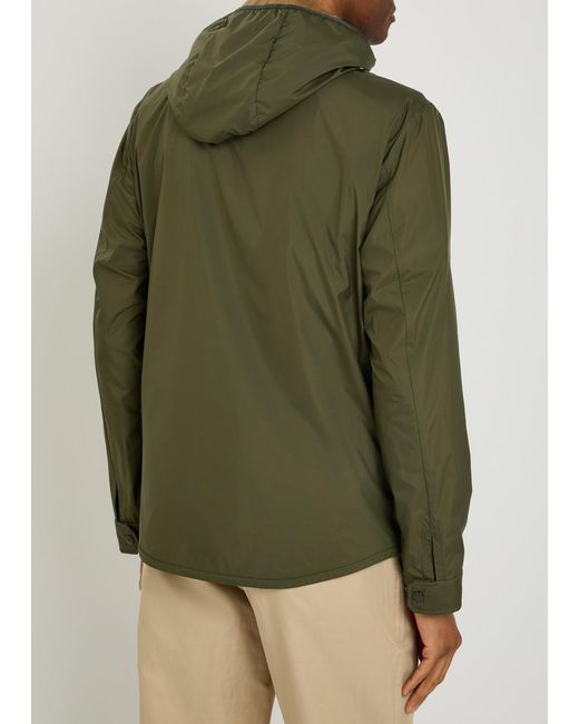 Moncler Green Chirano Layered Shell Jacket for men