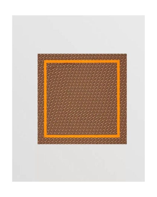 Burberry White Logo Micro-Label Scarf