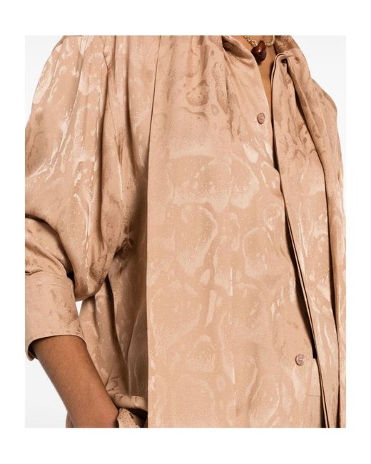 Stella McCartney Natural Jacquard Blouse