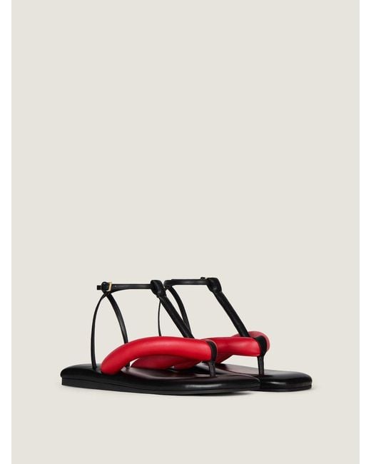 Givenchy Red Boudoir Bicolor Thongs