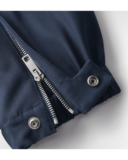 Dior Blue Casual Pants With Belt Loops for men