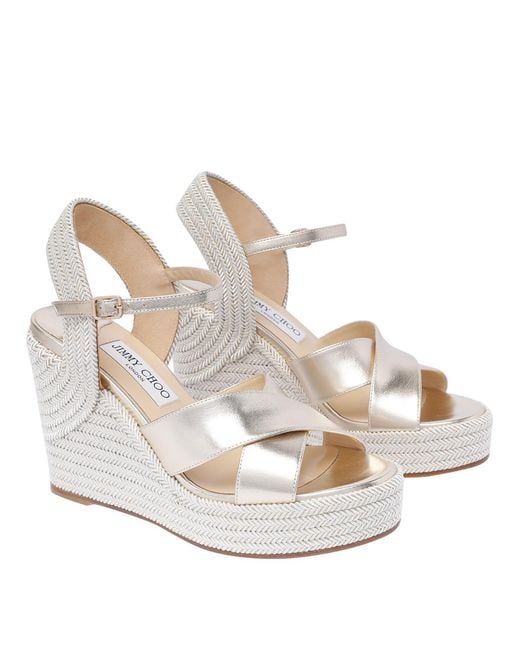 Jimmy Choo White Sandals