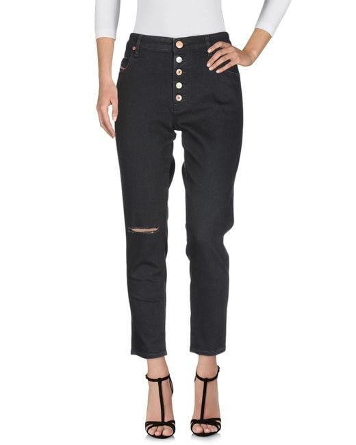 DIESEL Black Denim Long Pants