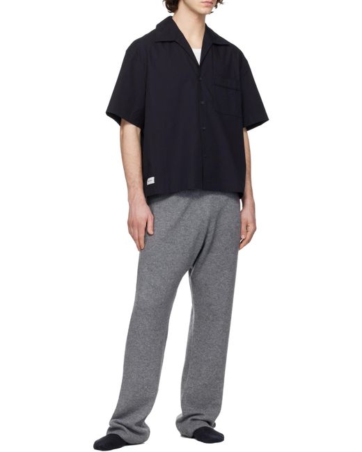 Entire studios Blue Short-Sleeve Pajama Shirt for men