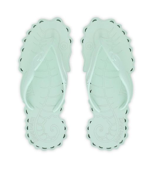 Zimmermann Green Seafoam Thong Sandals