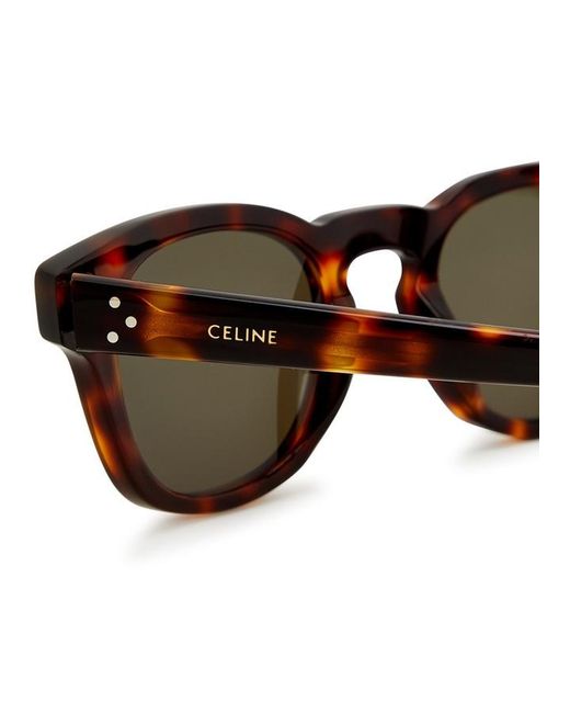 Céline Metallic Round-Frame Sunglasses