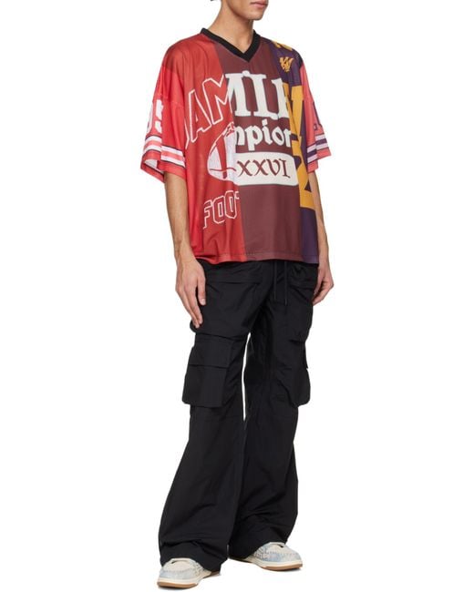 Amiri Black Multi Pocket Cargo Pants for men