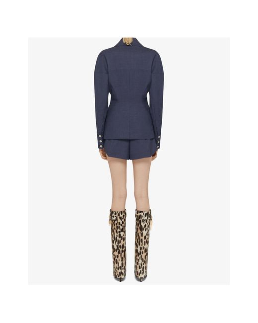 Givenchy Blue Button-Up Jacket