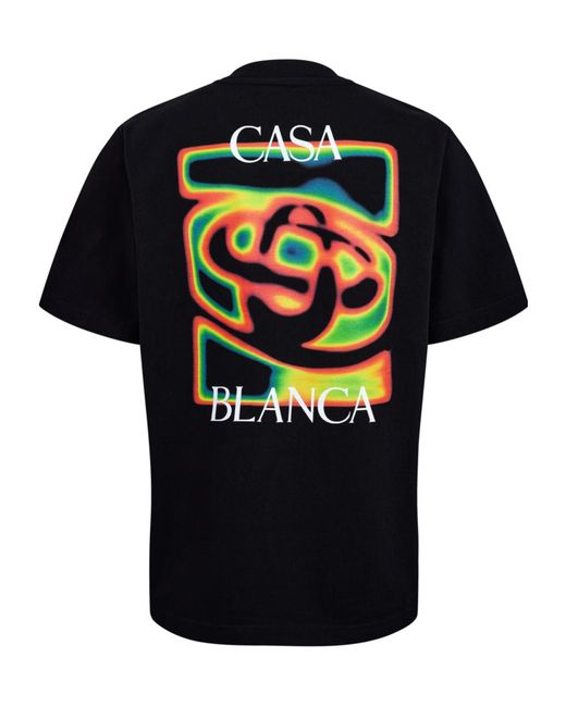 A Bathing Ape Black Crew Neck Printed T-Shirt for men