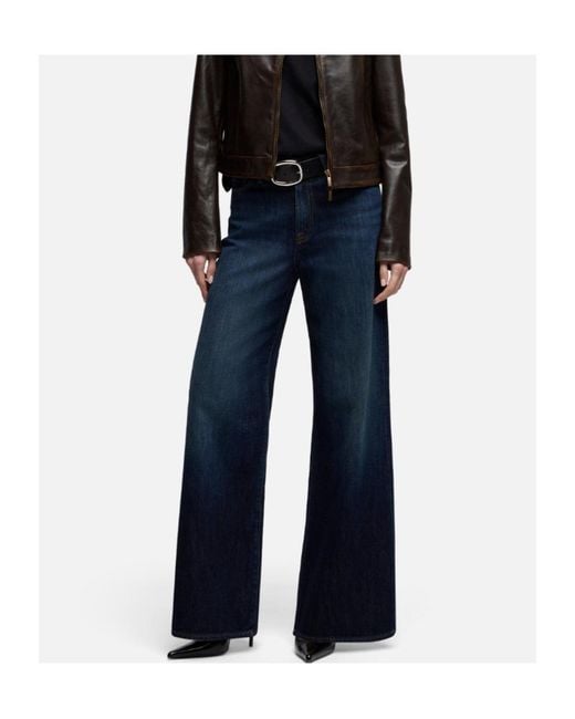 7 For All Mankind Blue Lotta Tailorless Jeans
