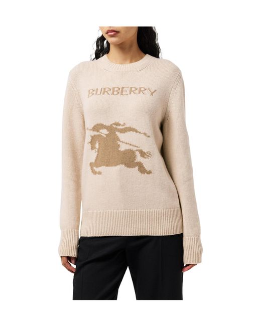 Burberry Natural Simple Knitted Sweater