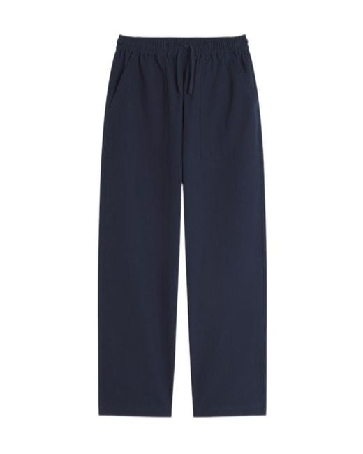 Maison Kitsuné Blue Maison Kitsuné Workwear Pants for men