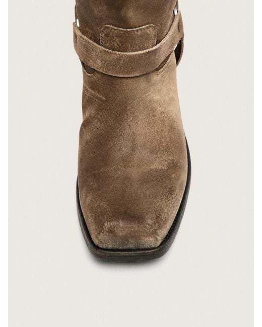 Golden Goose Deluxe Brand Brown High Biker Boots