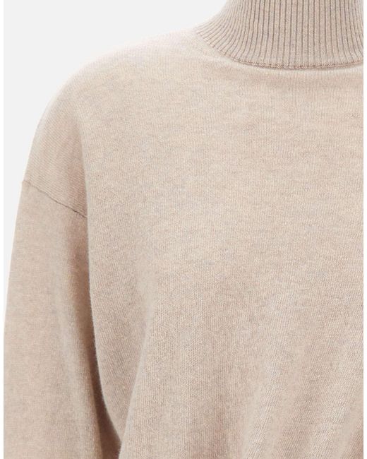 Marella Natural Stand Collar Sweater
