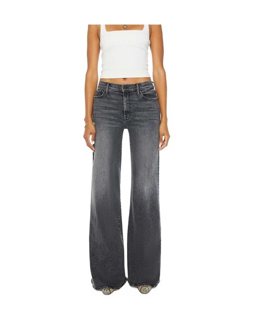 Mother Gray The Twister Heel Jeans