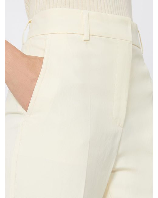 Sportmax White Fragola Flared Pants