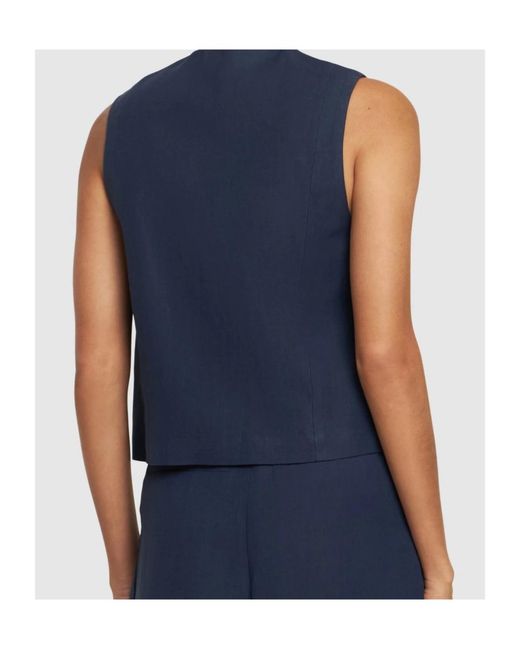 Frankie Shop Blue Chelsea Vest