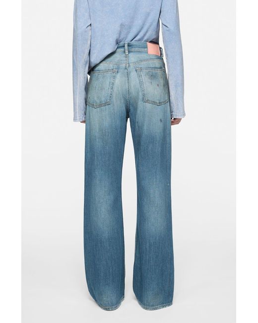 Acne Blue 2021F Regular Fit Jeans