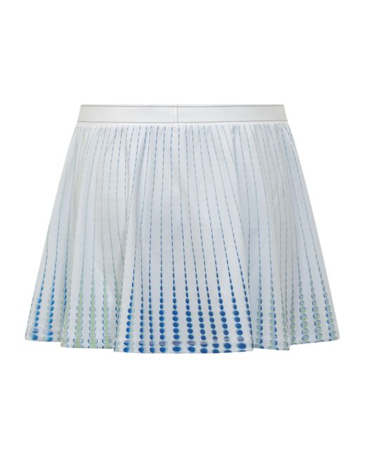 Casablanca Blue Logo Waistband Tennis Racer Skirt