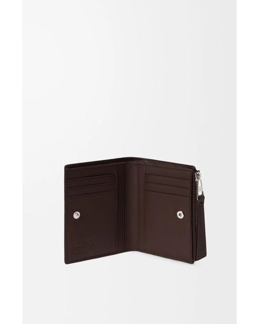 Loewe Brown Puzzle Slim Compact Wallet for men