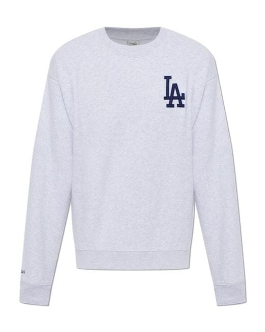 Sporty & Rich White Sr X La Dodgers Long-Sleeve Sweatshirt
