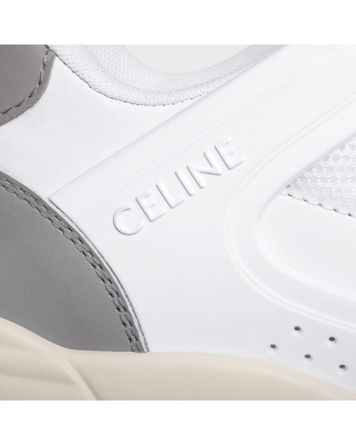 Céline White Trainer Ct-09 Low Lace-Up Sneaker for men