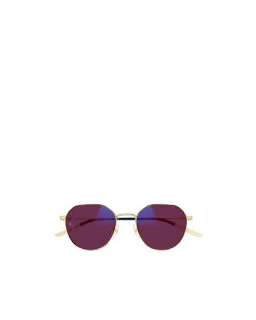 Gucci White Eyewear Round Frame Glasses