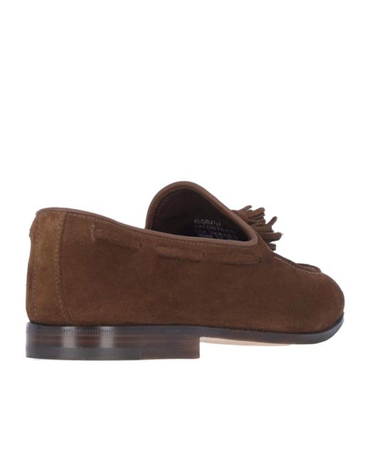 Church's Brown Tassel-Detailed Slip-On Loafers for men