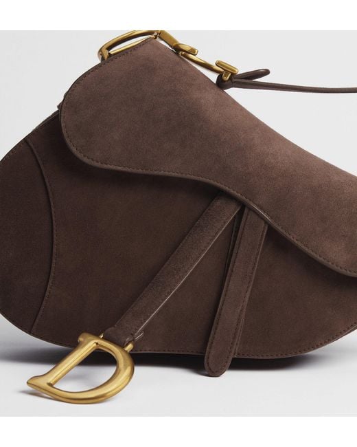 Dior Brown Saddle Bag With Strap