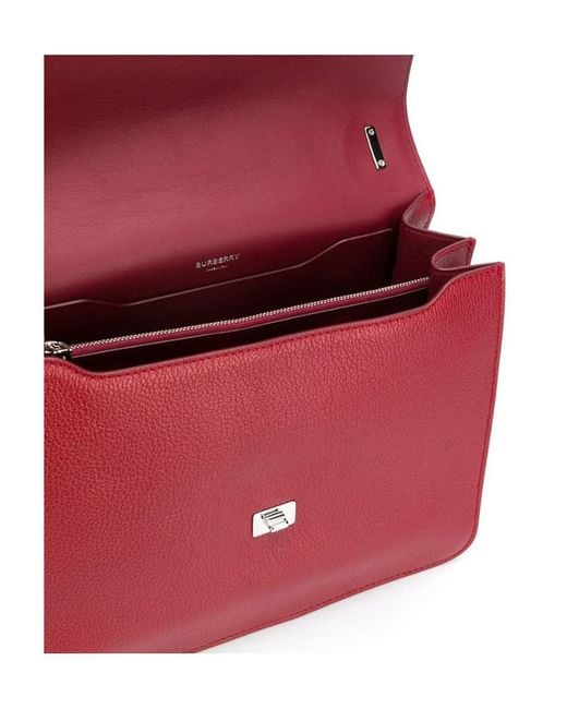 Burberry Red Medium Alice Shoulder Bag
