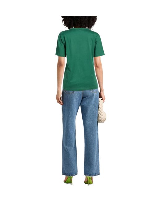 Marni Green Crew-Neck Short-Sleeve T-Shirt