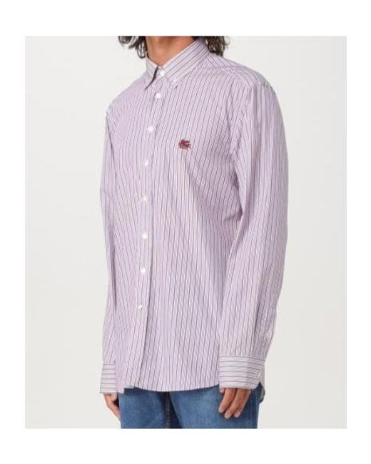 Etro Purple Shirts for men
