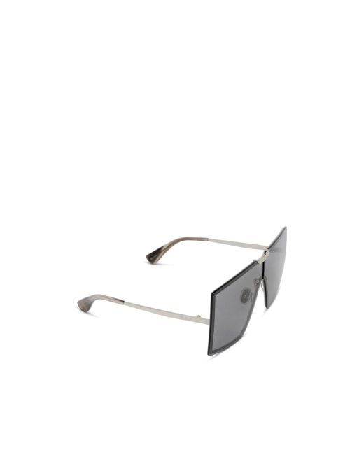 Max Mara Gray Oversize Frame Sunglasses