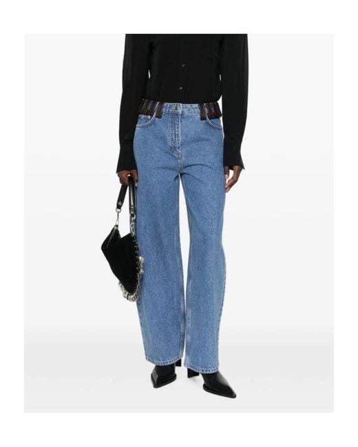 IRO Blue Belt-Loop Jeans