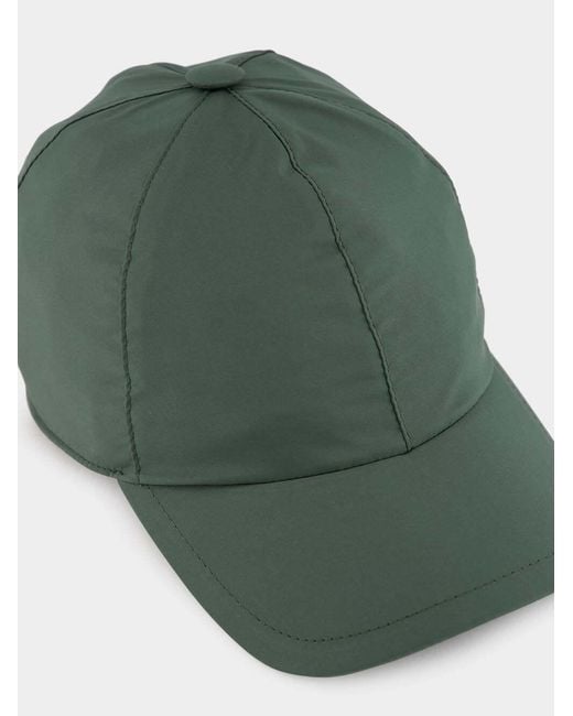 Fedeli Green Structured Peak Cap for men