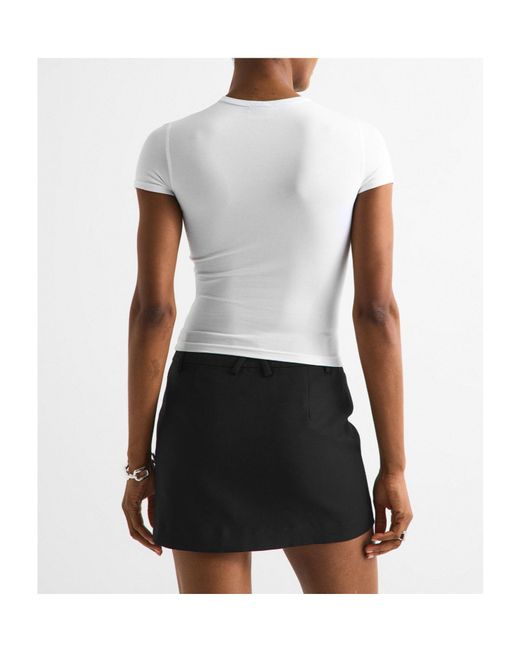 DIESEL White Versatile Cropped T-Shirt